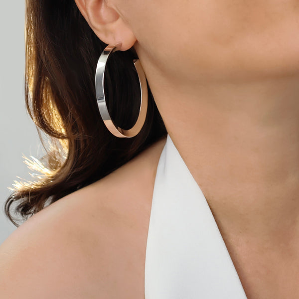 ◇HYERES LOR◇ Aceh Silver (C) Hoop Earrings HL5E3A557C9XXX HYÈRES LOR (イエールロール ) - アチェフープピアス / Aceh