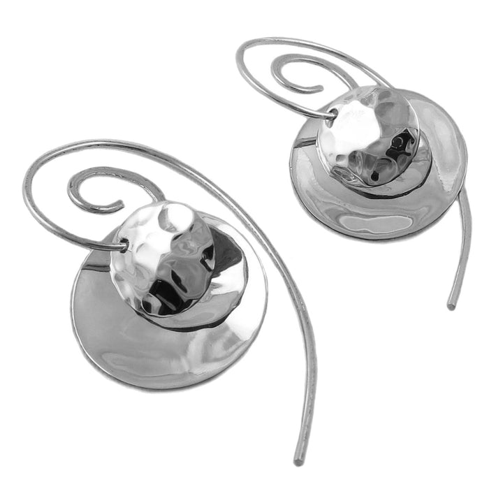 Handmade Mexican Silver 3-in-1 Threader Earrings for Women