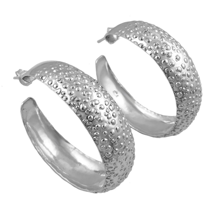 Sterling Silver Hoops Large