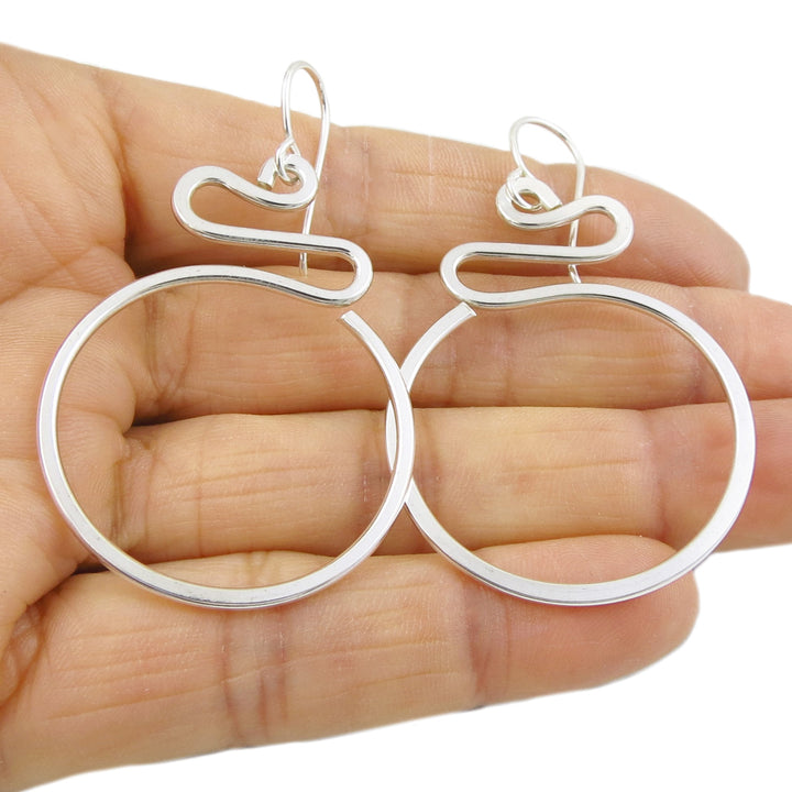 Sterling Silver Hoop Earrings