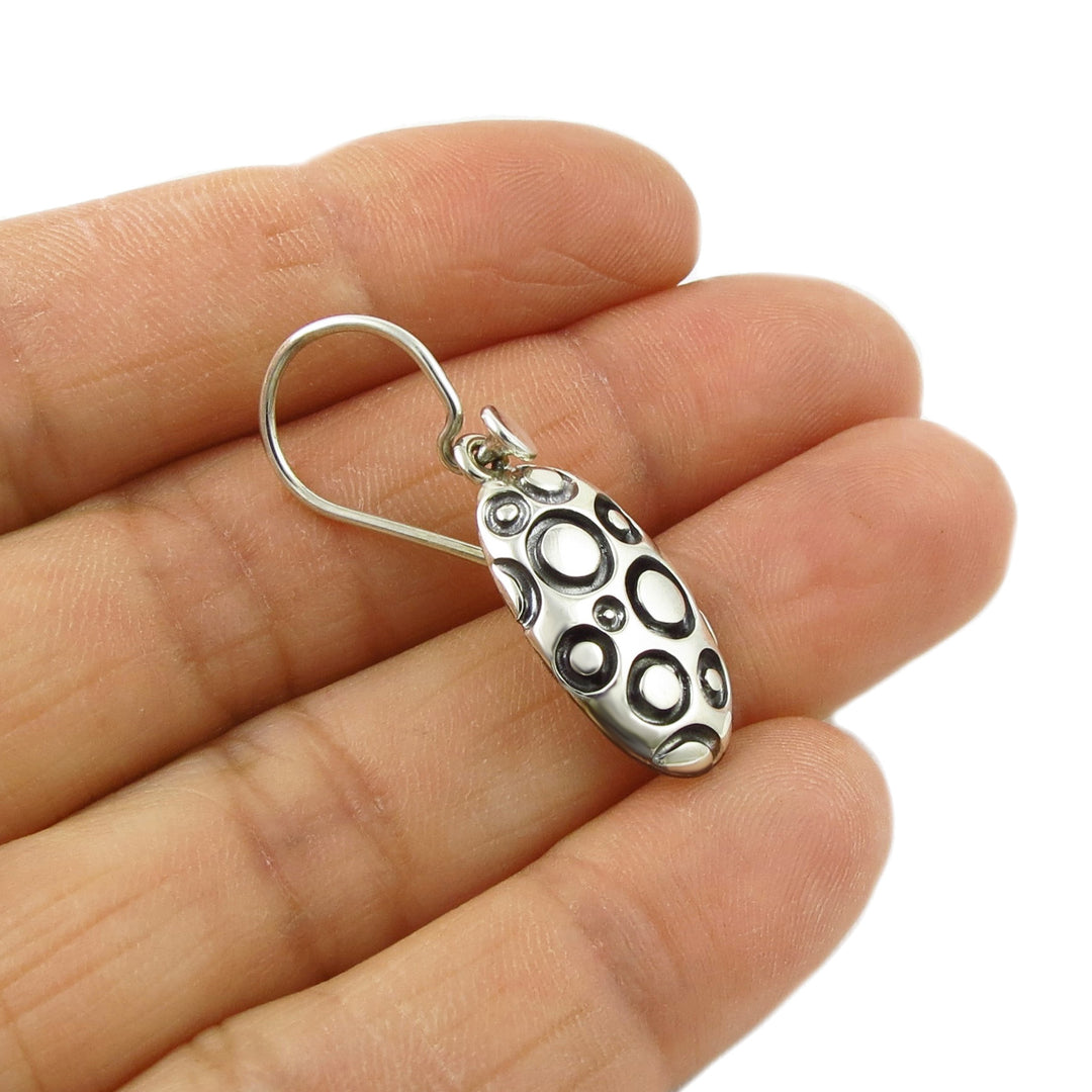 Boho 925 Silver Dangle Earrings