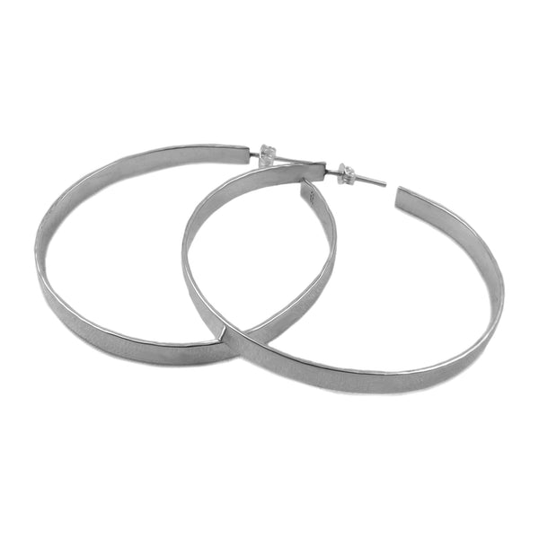 Amazon.com: Stainless Steel Polished 35mm Hollow Hoop Earrings Measures  35x5mm Wide Jewelry Gifts for Women: Clothing, Shoes & Jewelry