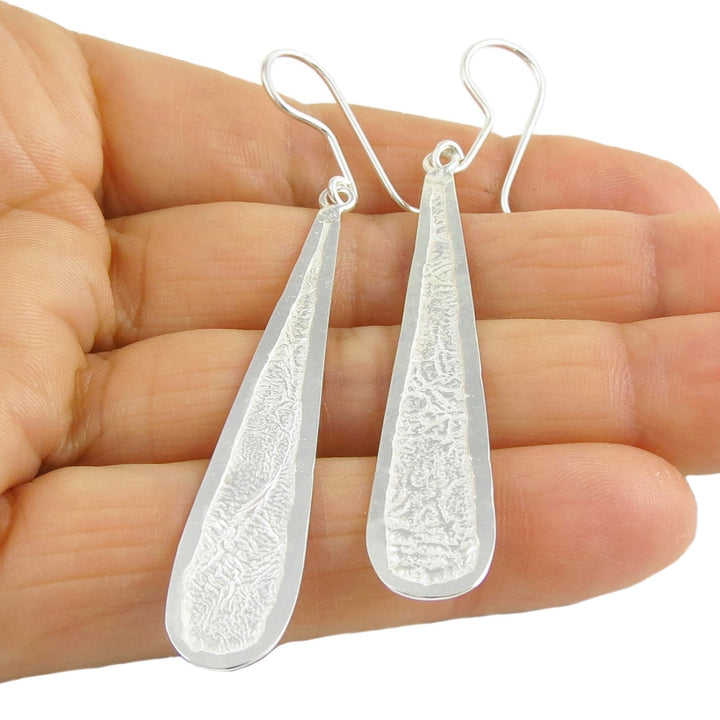 Maria Belen Reticulated Sterling Silver Earrings