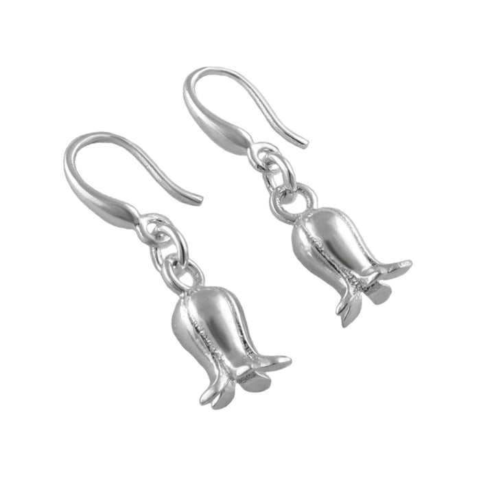 Sterling Silver Bluebell Hook Earrings