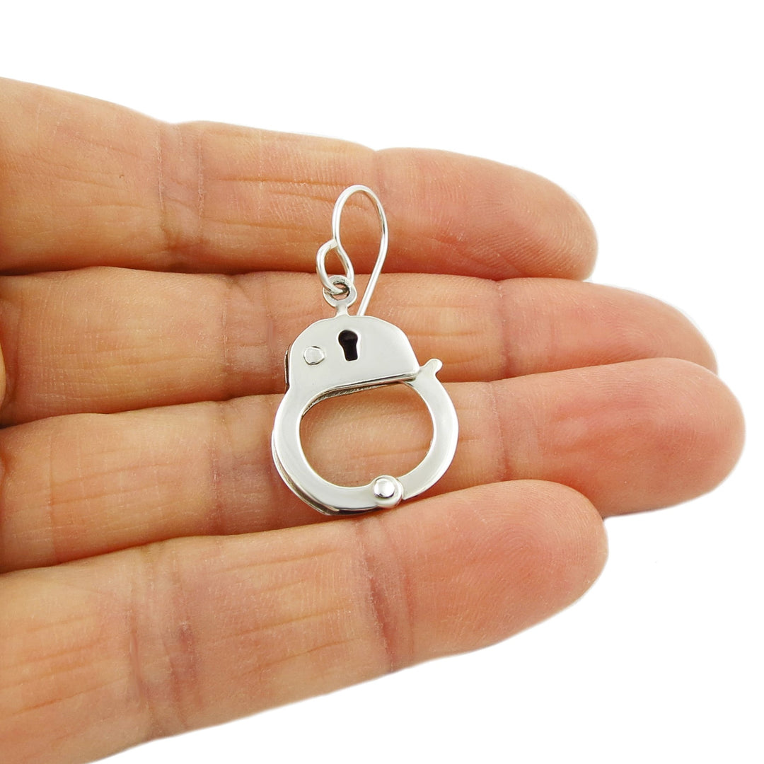 Silver Handcuff Earrings for Women