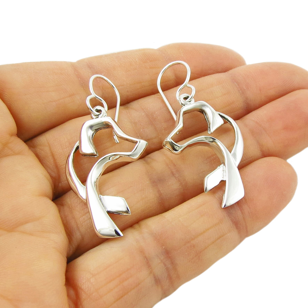 Labradoodle Earring Components Labrador Retriever Dog Earrings Handmade in Sterling Silver