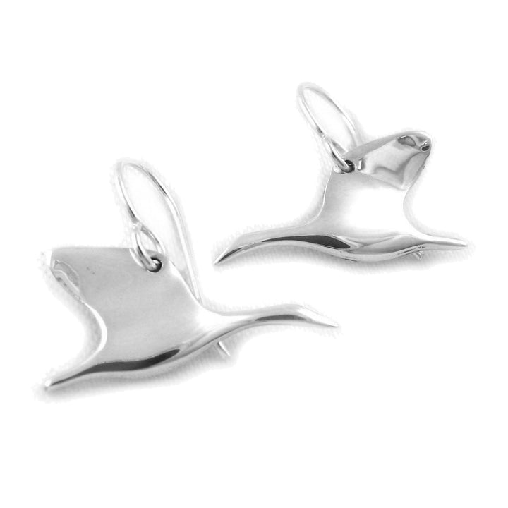 Silver Canadian Flying Geese Earrings