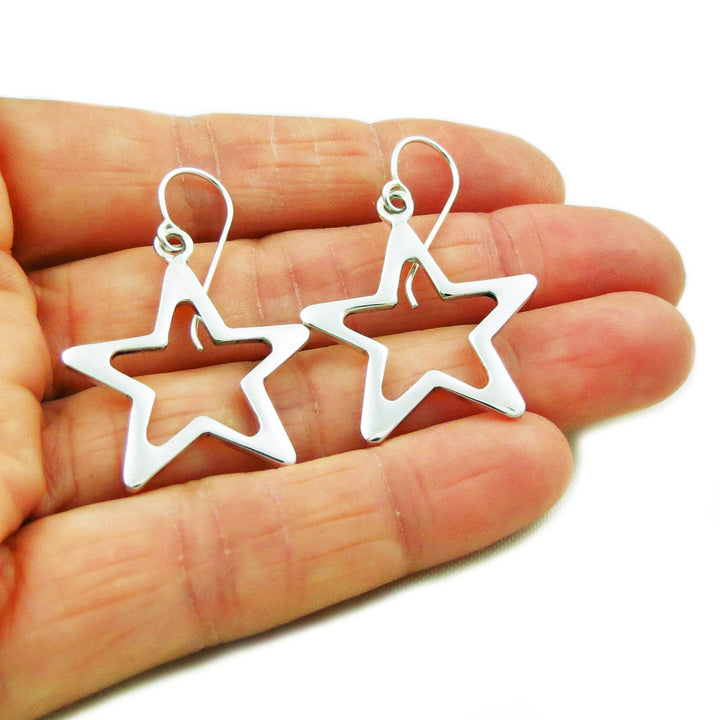 Celestial Star Sterling Silver Earrings