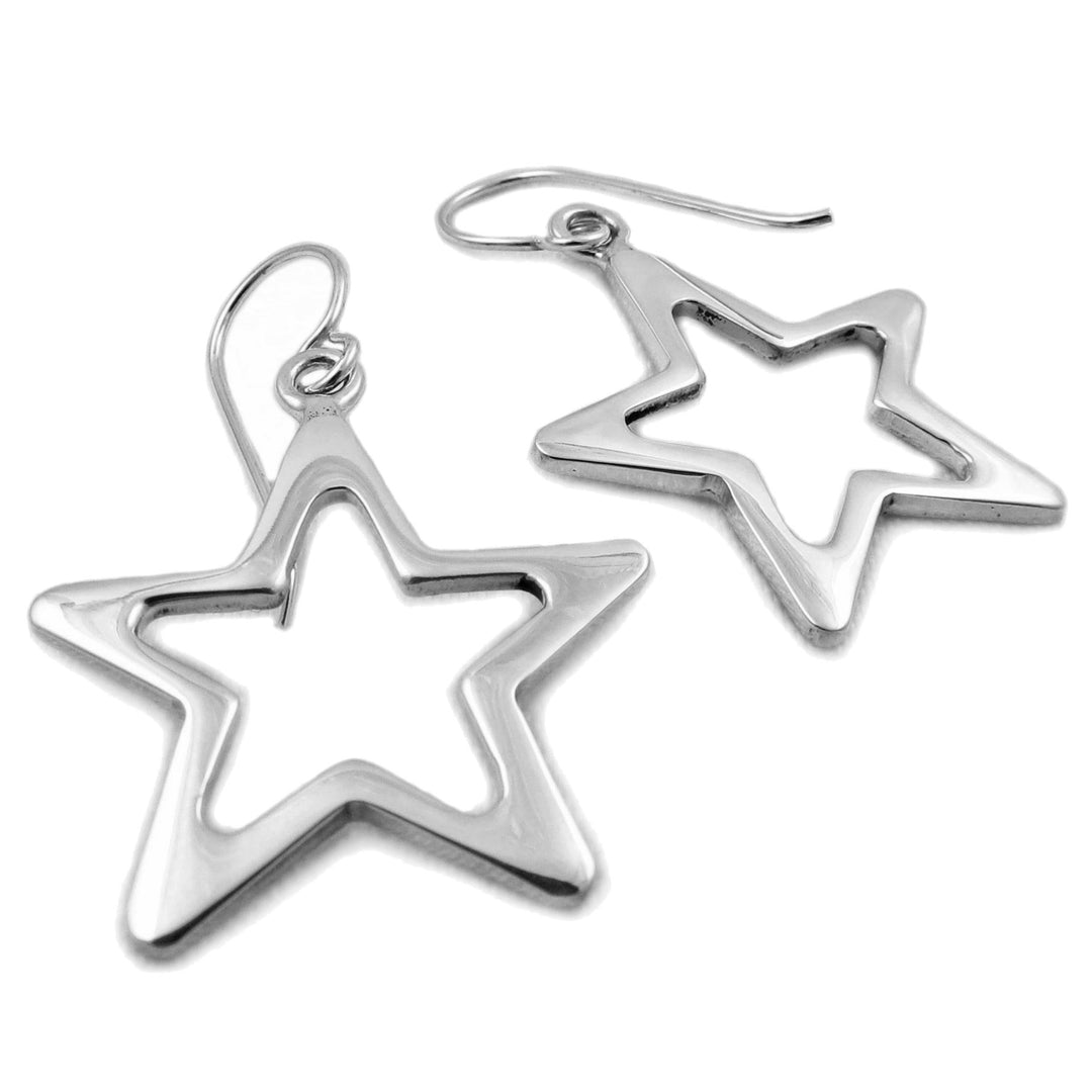 Celestial Star Sterling Silver Earrings