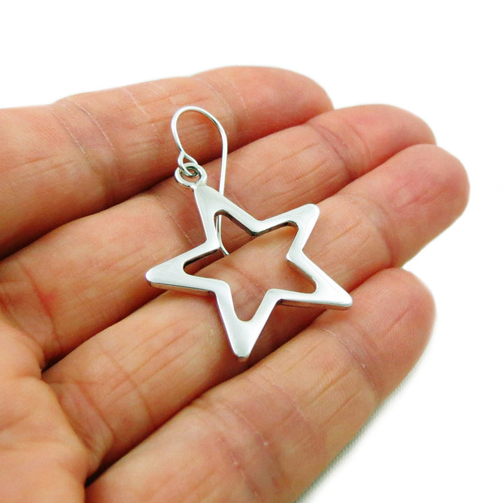 Celestial Star Sterling Silver Earrings