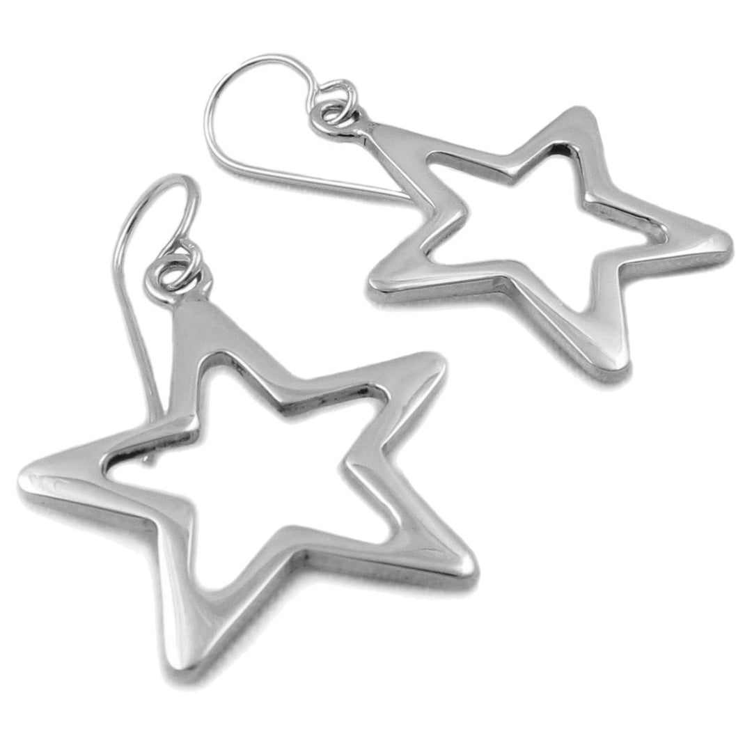 Celestial Star Sterling Silver Earrings