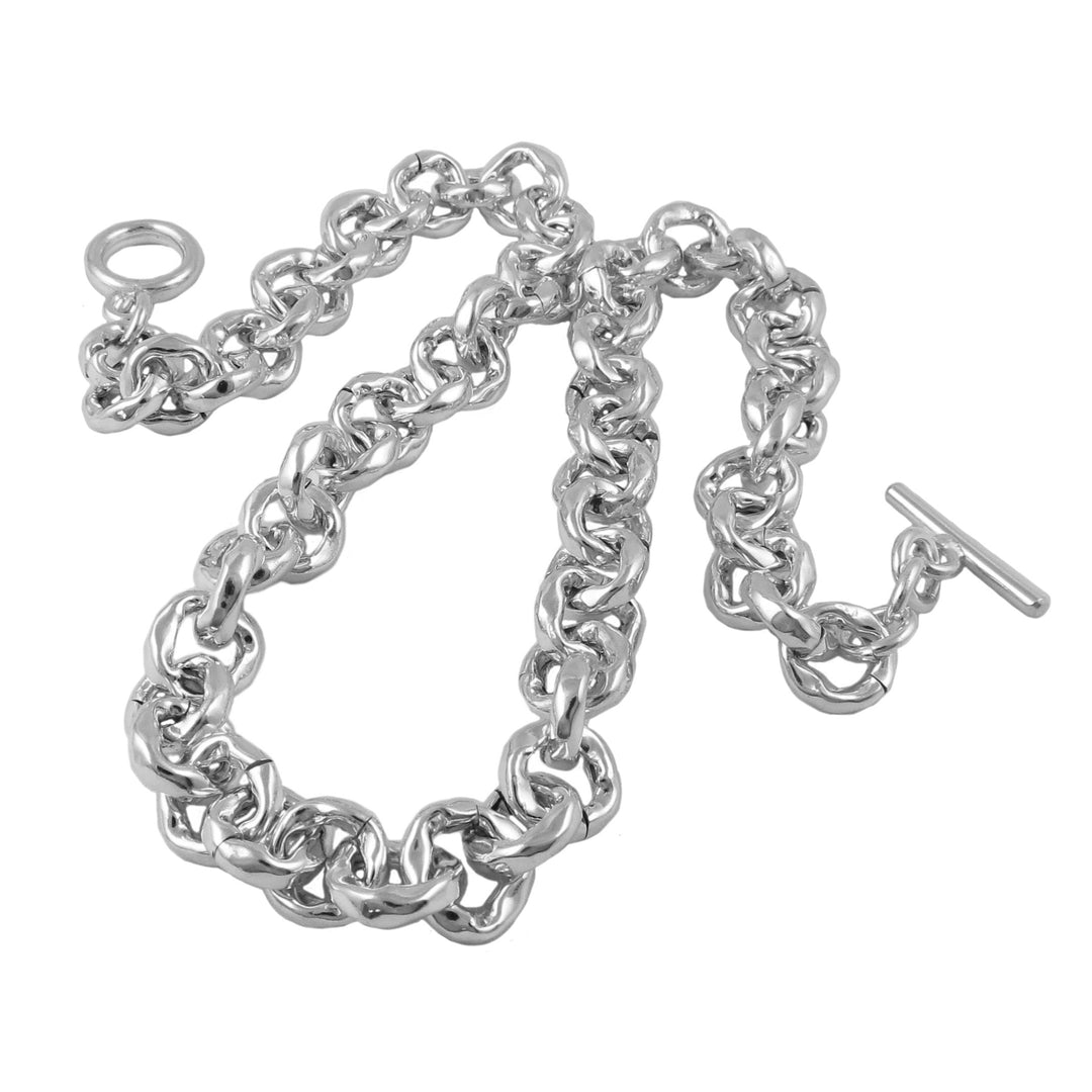 Chunky Chain Sterling Silver Necklace
