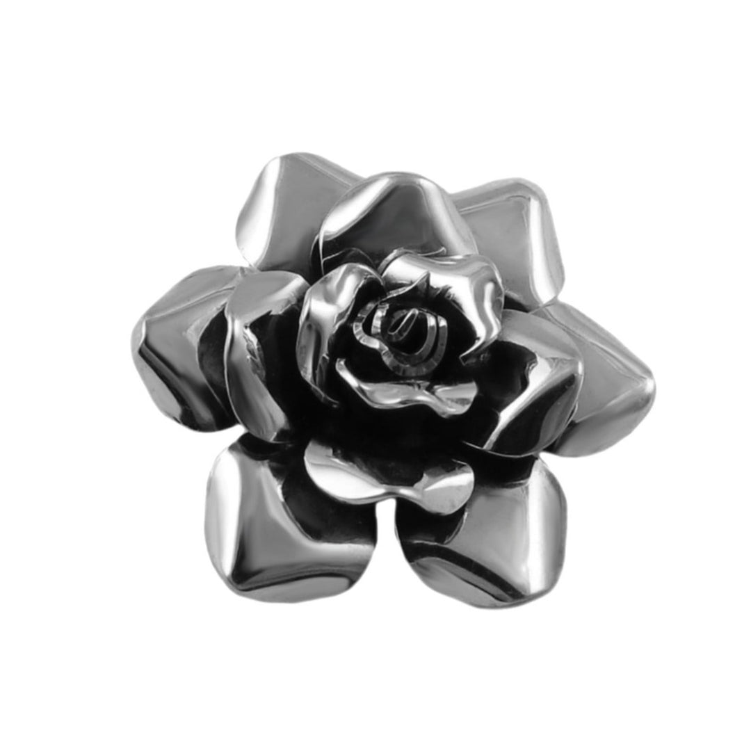 Silver Rose Flower Jewellery Pendant
