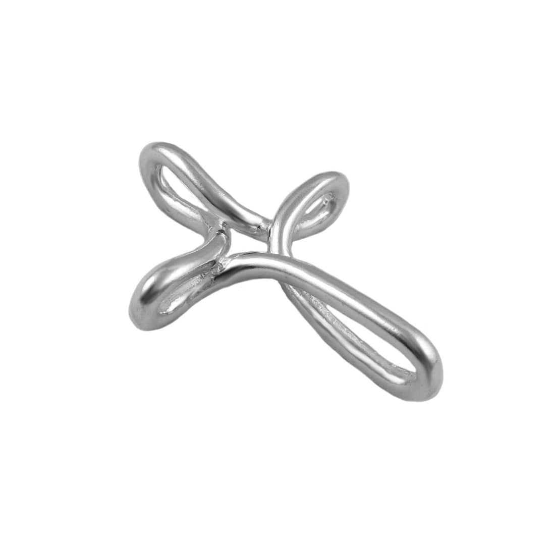 Sterling Silver Infinity Cross Pendant