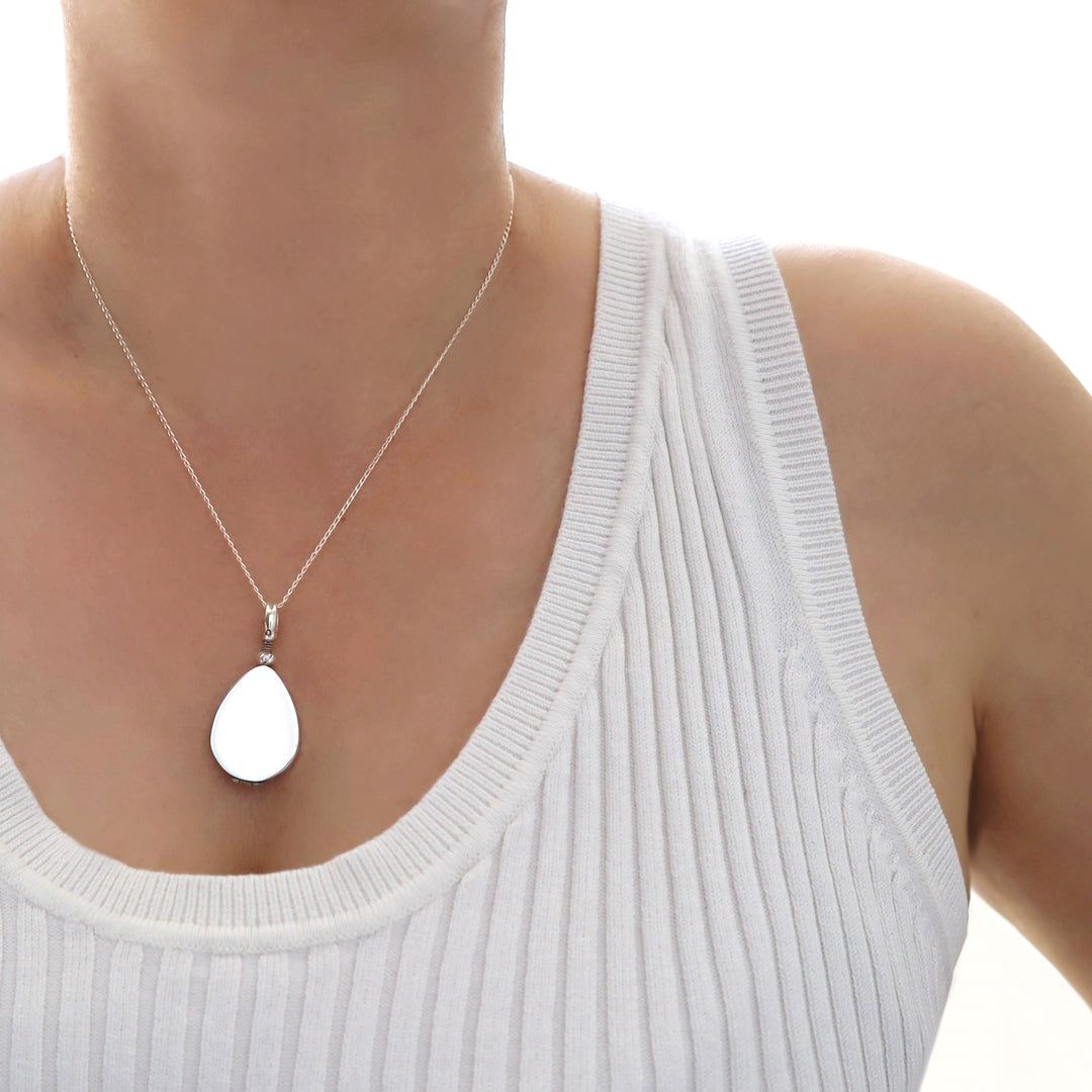 Sterling Silver Keepsake Locket Pendant Necklace