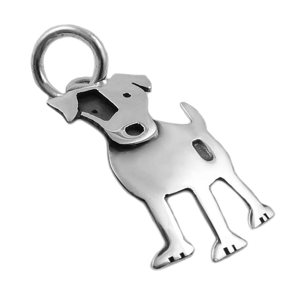 Jack Russell Terrier 925 Silver Dog Pendant Necklace