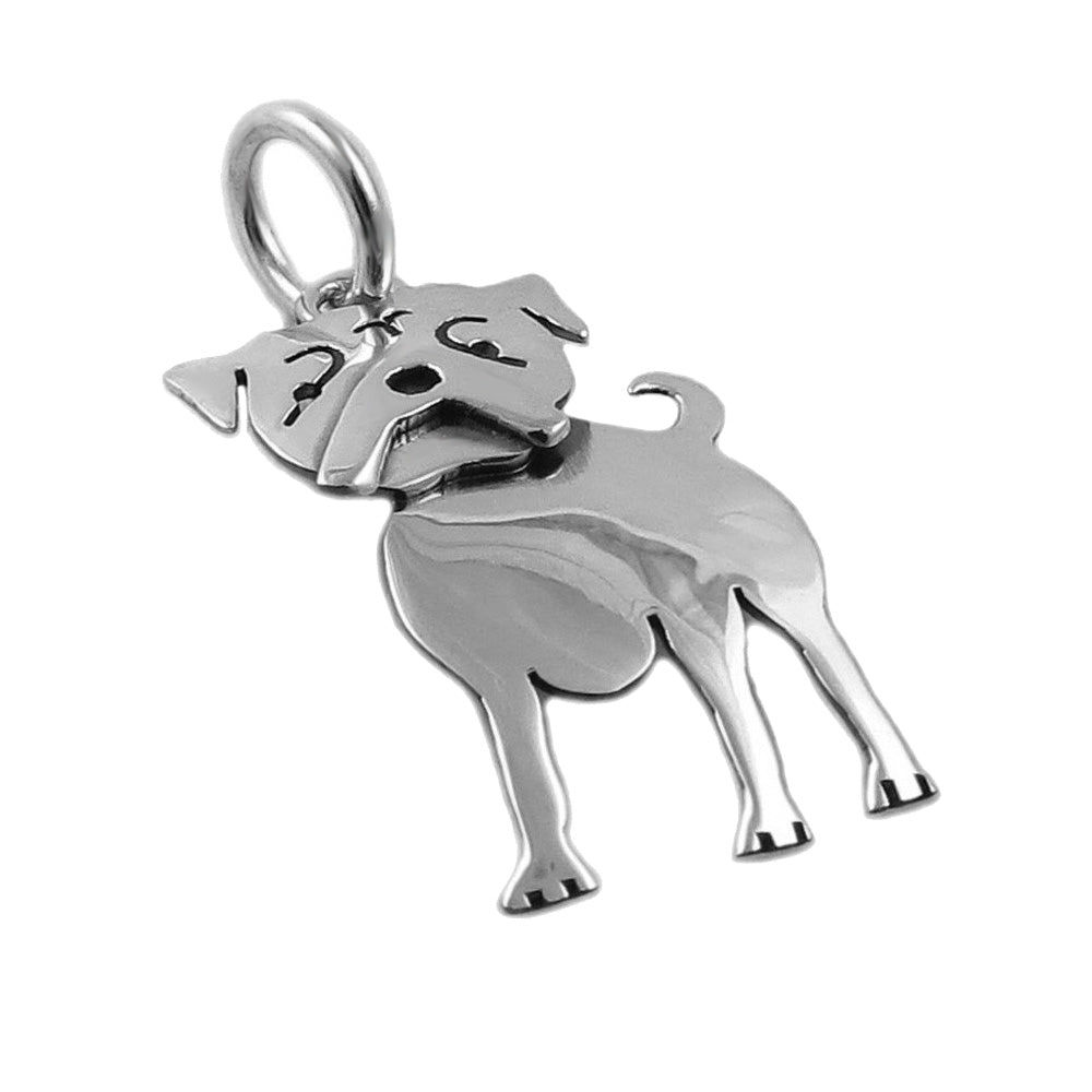 Animal 925 Silver Bulldog Pendant