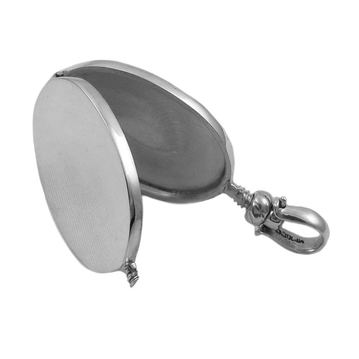 Polished Sterling 925 Silver Oval Locket Pendant