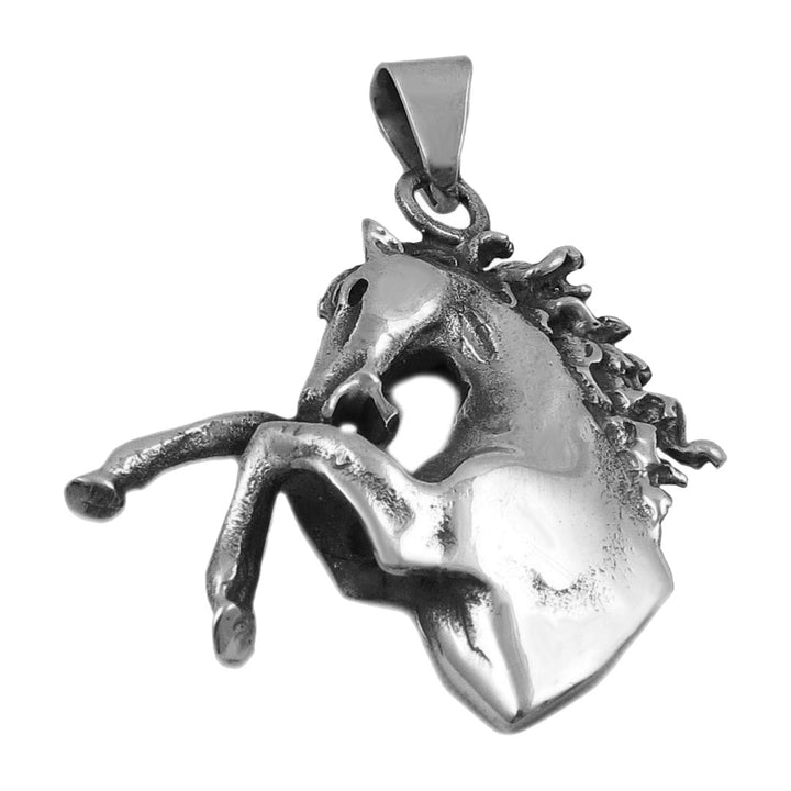 Horse Head 925 Sterling Silver Pendant