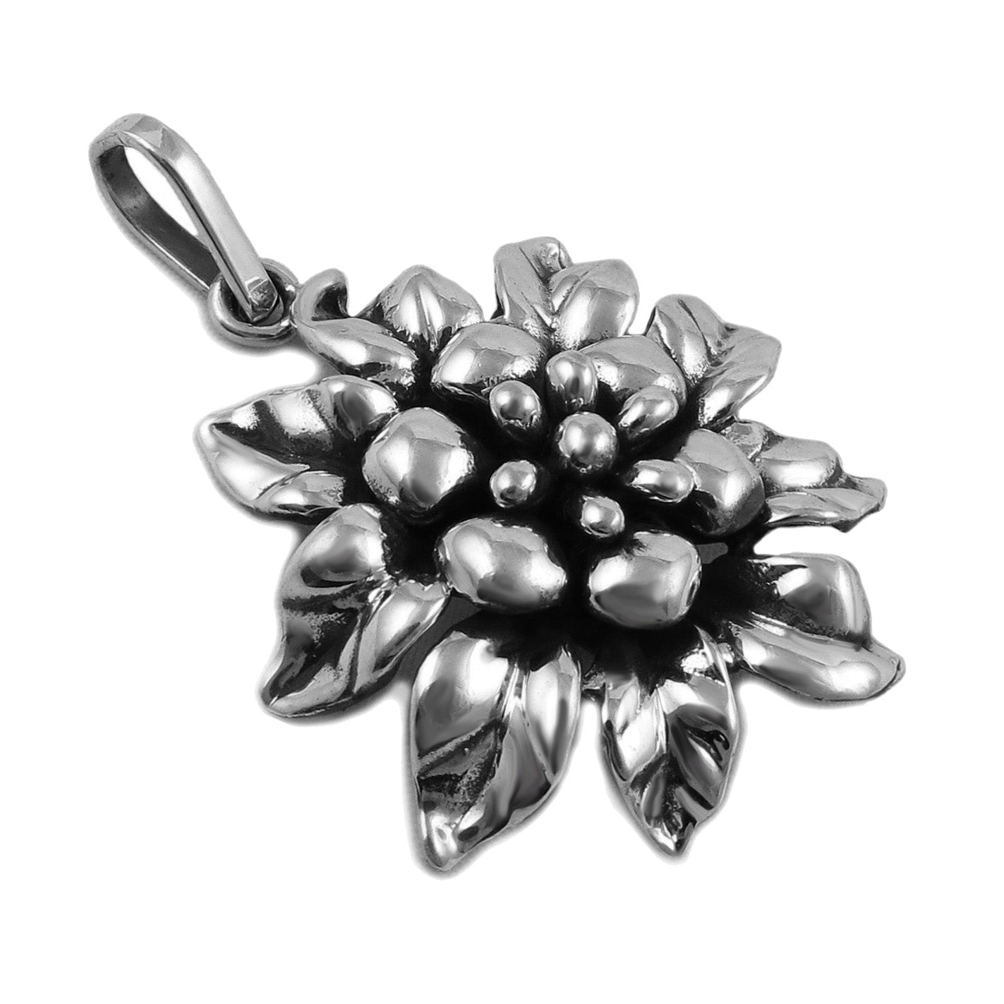 Bundle fashion for Whimsical Gypsy - Vintage Silver Flower Charm or Pendant