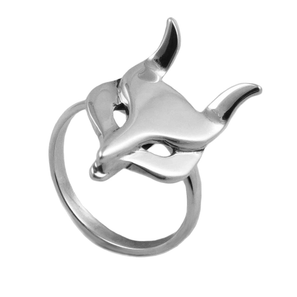Fox Animal 925 Sterling Silver Ring