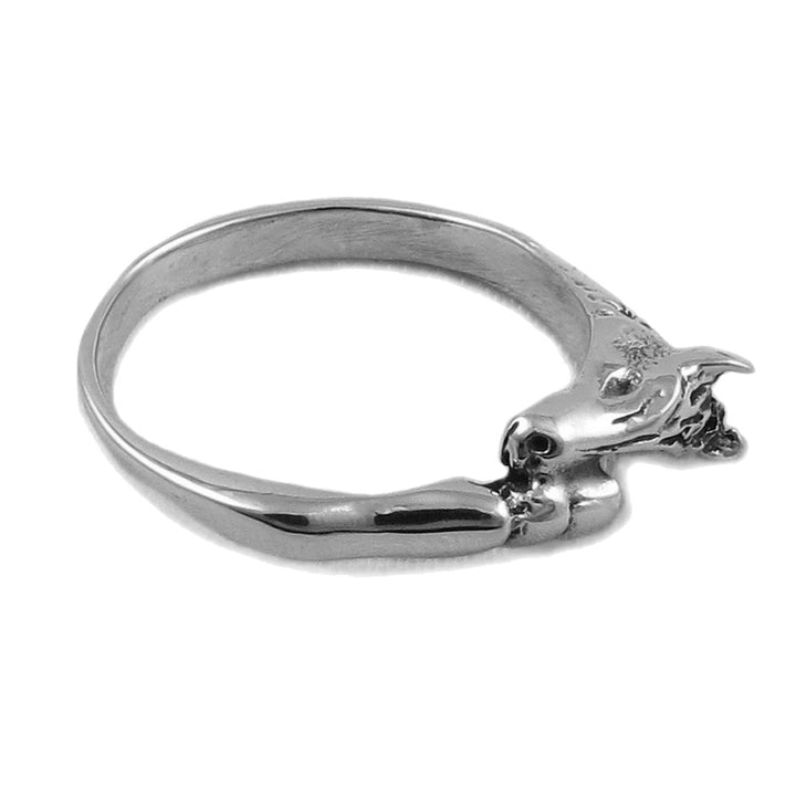 Horse Head and Hoof 925 Sterling Silver Wrap Design Ring