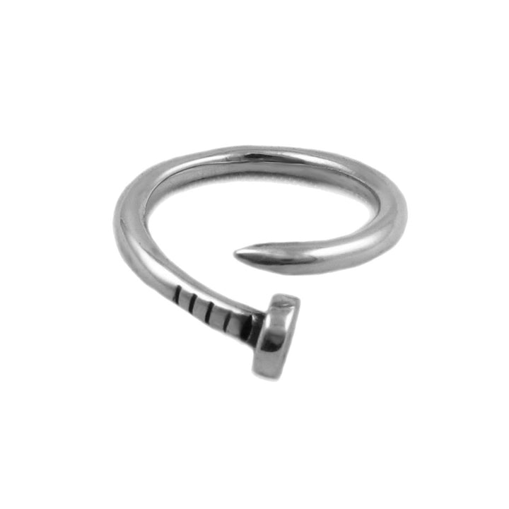 Sterling Silver Wrap Spike Nail Ring for Women