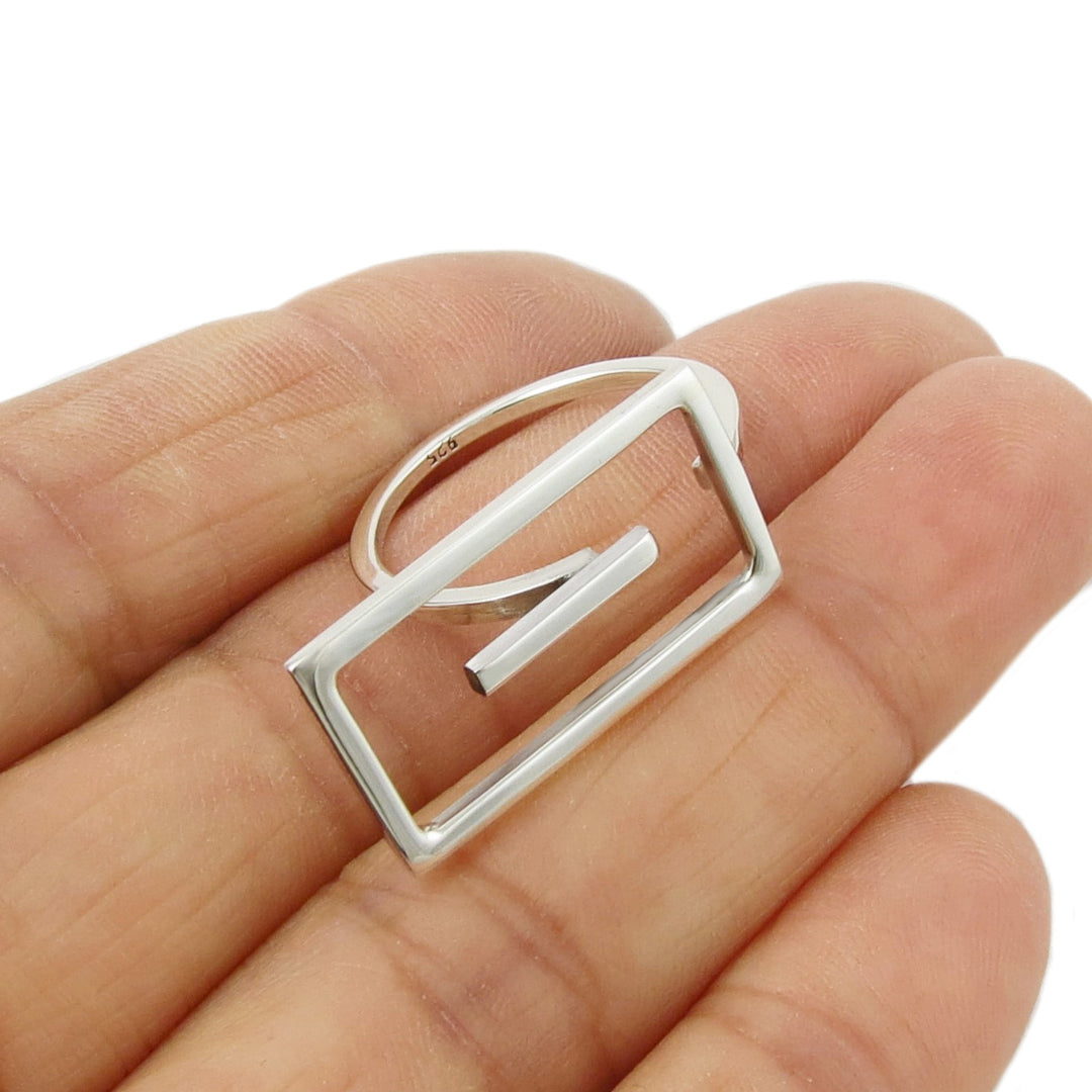 925 Sterling Silver Double Finger Ring