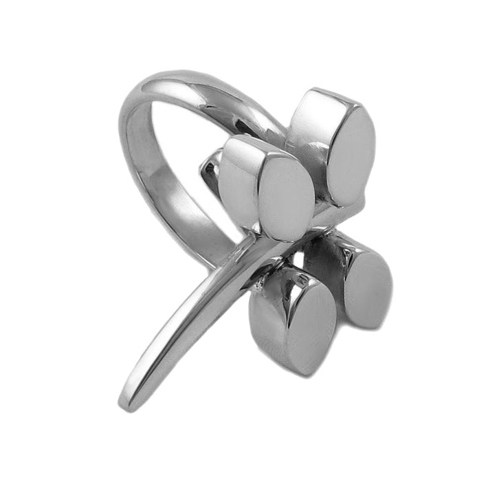 Large Dragonfly 925 Sterling Silver Women's Ring