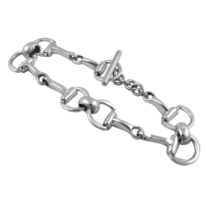 Sterling Silver Horse Snaffle Bracelet