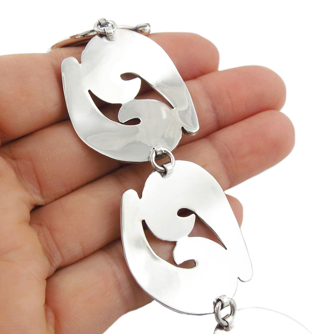 Maria Belen Nilson Taxco Designer Sterling Silver Bracelet
