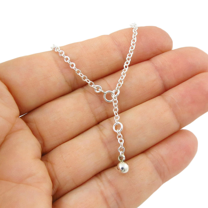 Sterling Silver Dragonfly Chain Bracelet Adjustable