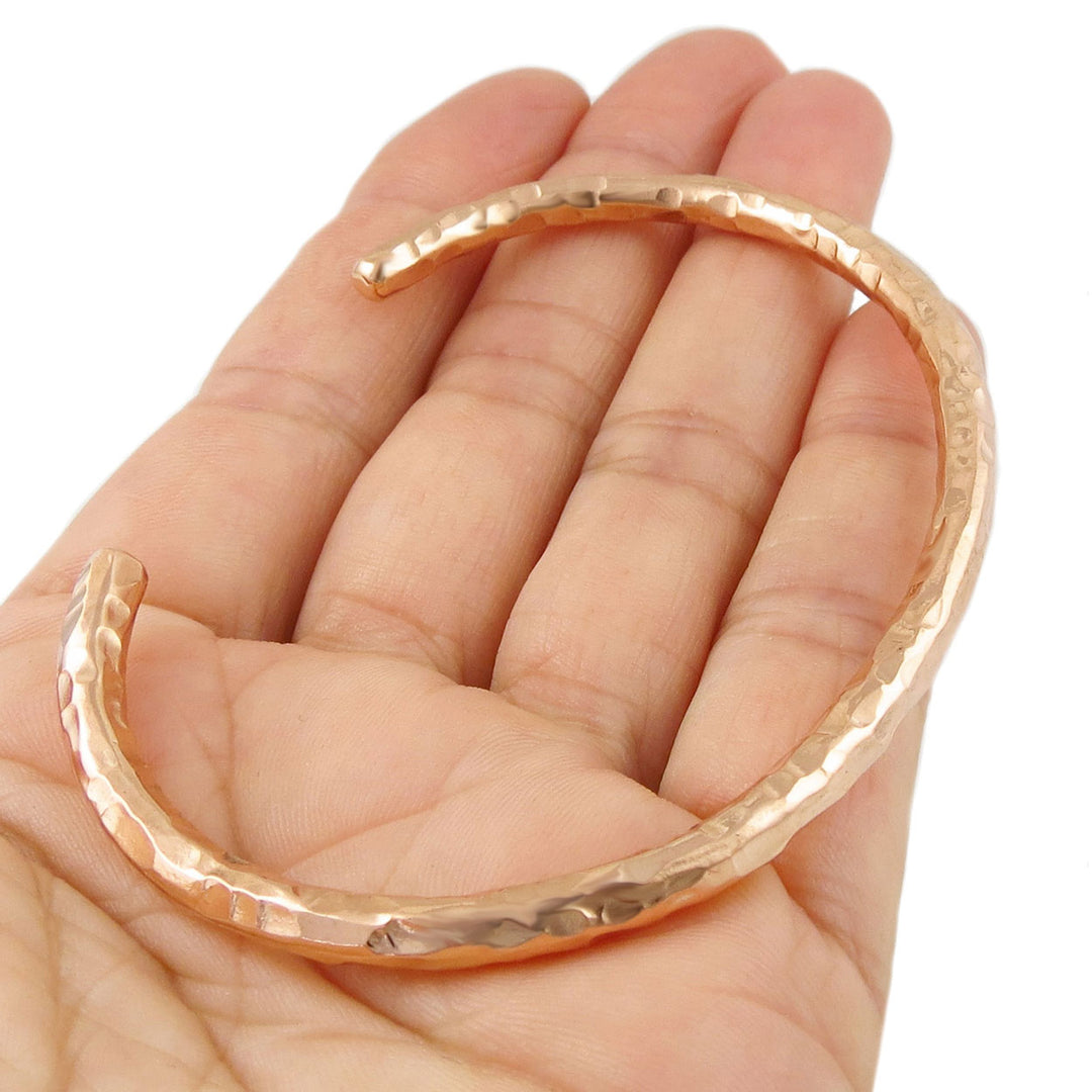 Ladies Copper Hand Hammered Bracelet Cuff