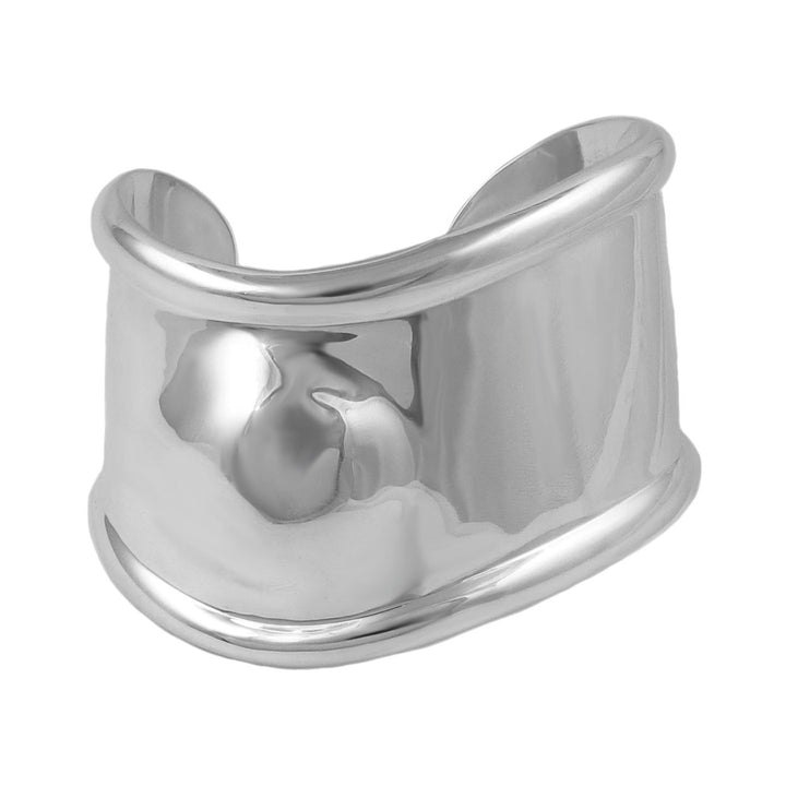 Sterling Silver Bracelet Ripple Cuff - Handmade Jewellery