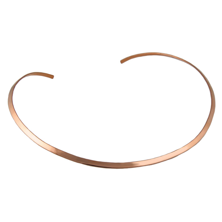 Ladies Polished Copper Choker Necklace