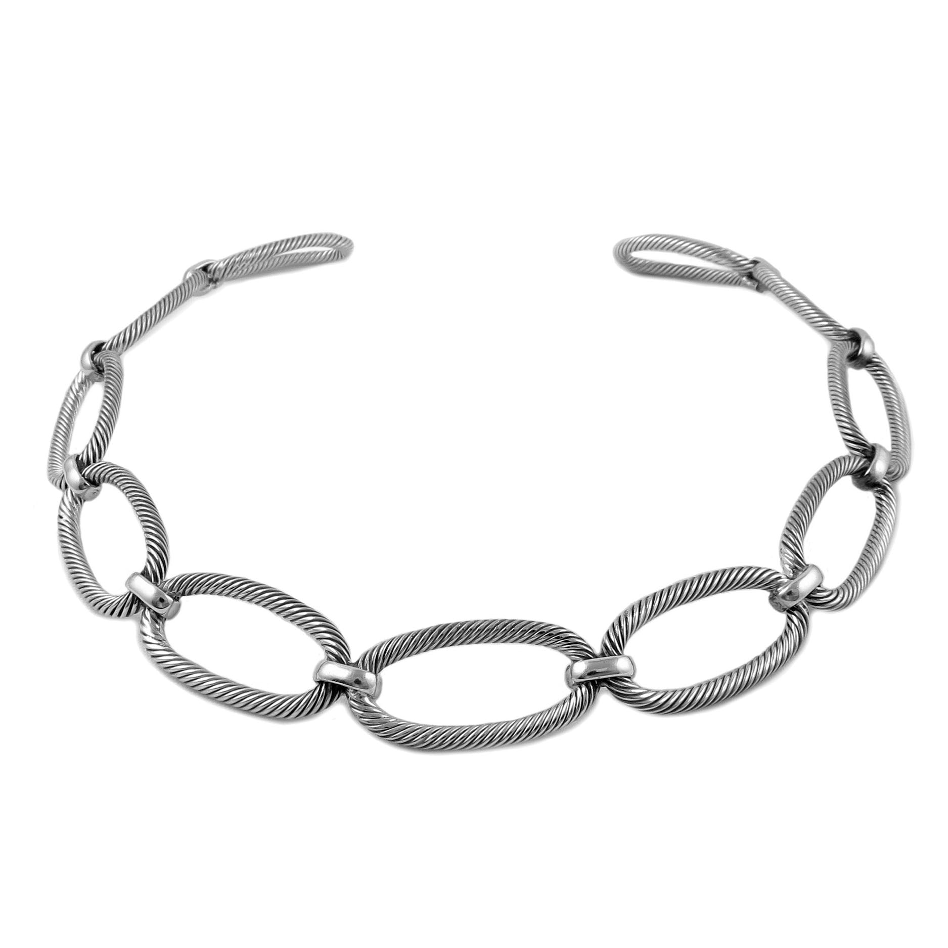 Silver sales link choker