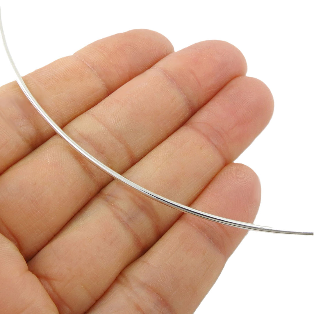 Choker Wire Princess Necklace in Sterling Silver