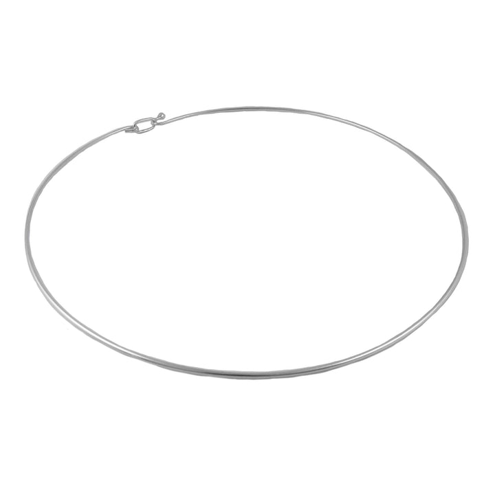 Choker Wire Princess Necklace in Sterling Silver