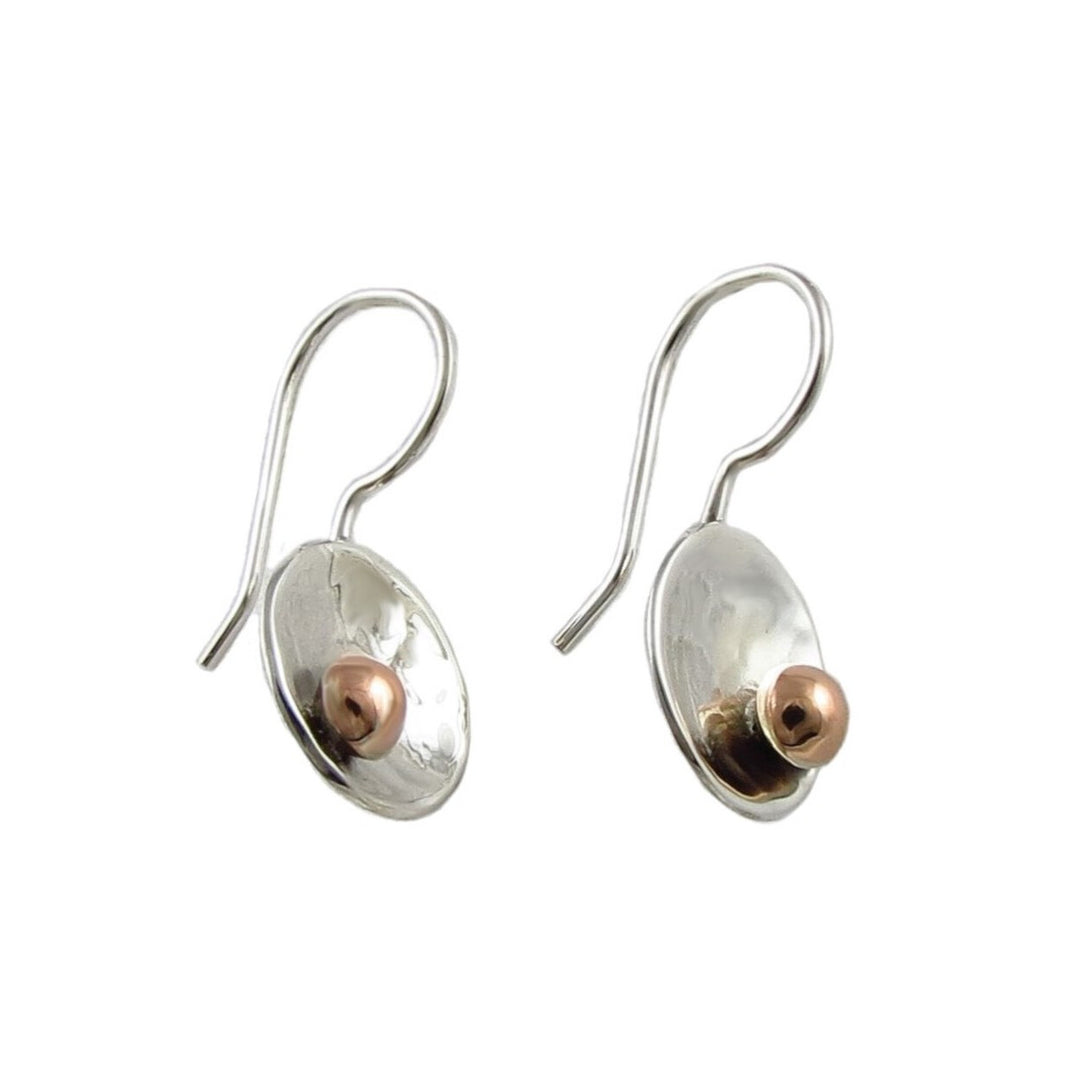925 Silver and Copper Earrings