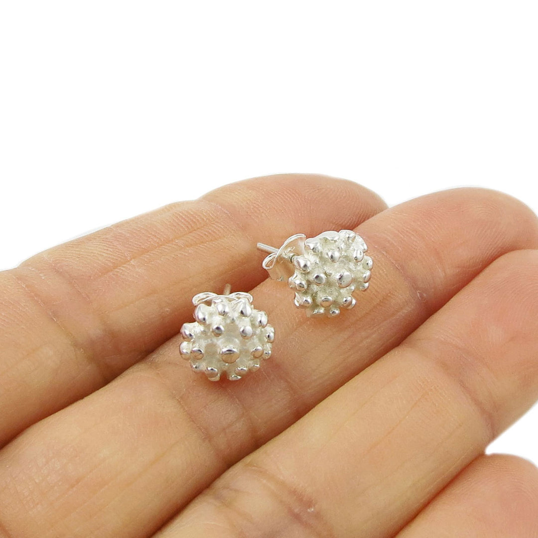 Flower 925 Silver Stud Earrings