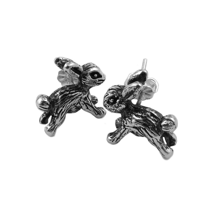 Sterling Silver Bunny Rabbit Earrings