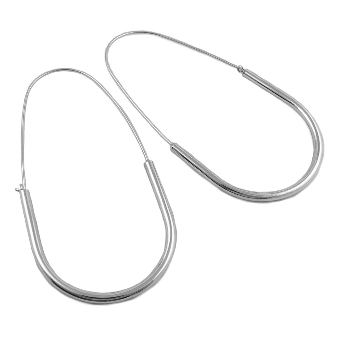 Sterling Silver Hoops Large