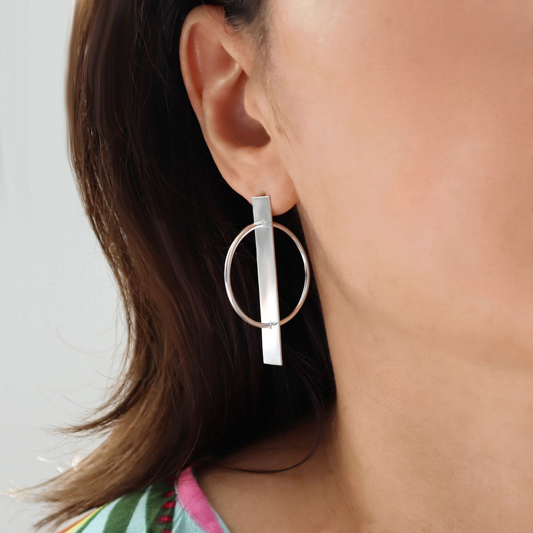 Minimalist Sterling Silver Earrings