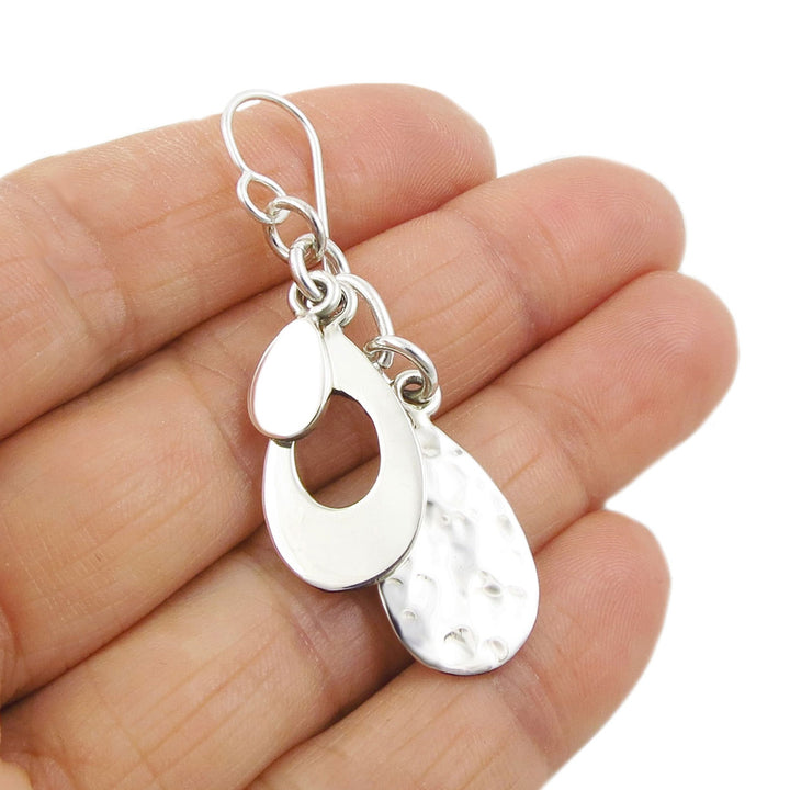 Silver Luxe Drop Earrings