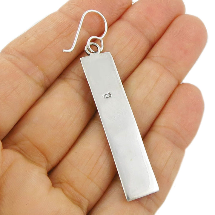 Pebble Drop Earrings in 925 Silver