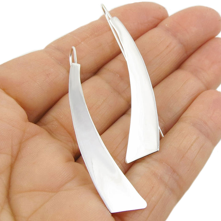 Nautical Sail Earrings in 925 Silver