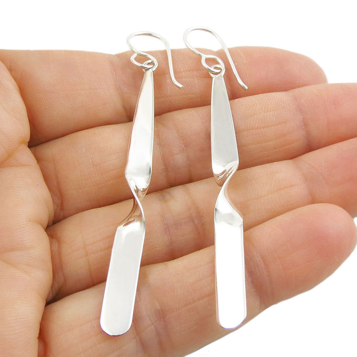Drop Earrings in Sterling Silver