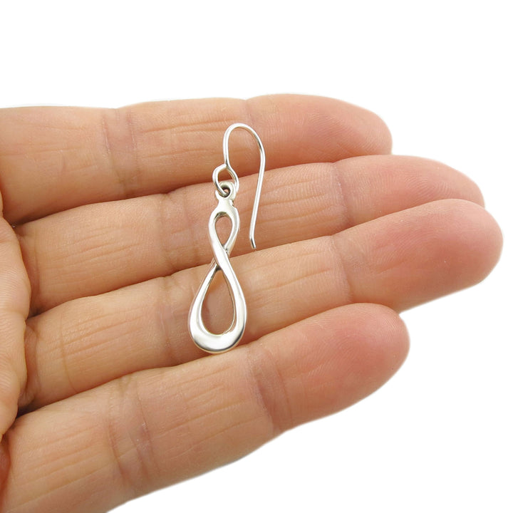 Mum Always Forever Infinity Earrings