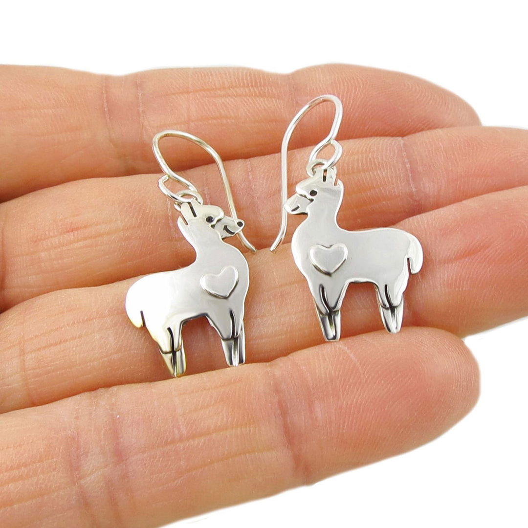 Drama Llama Silver Earrings