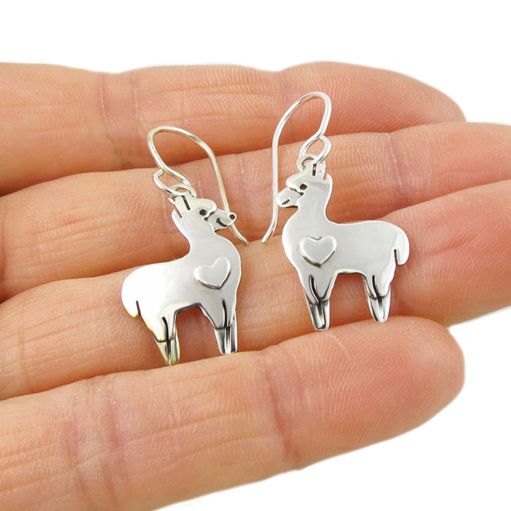 Drama Llama Silver Earrings